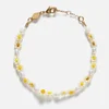 Anni Lu Daisy Flower 18-K Gold Plated and Freshwater Pearl Bead Bracelet - Image 1