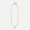 Anni Lu Hearty Eldorado Faux Opal and 18-Karat Gold Plated Bead Necklace - Image 1