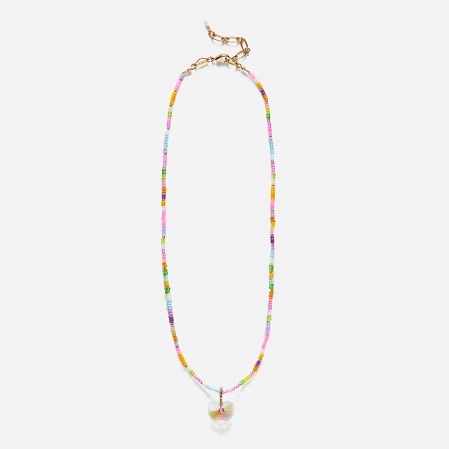 Anni Lu Hearty Eldorado Faux Opal and 18-Karat Gold Plated Bead Necklace
