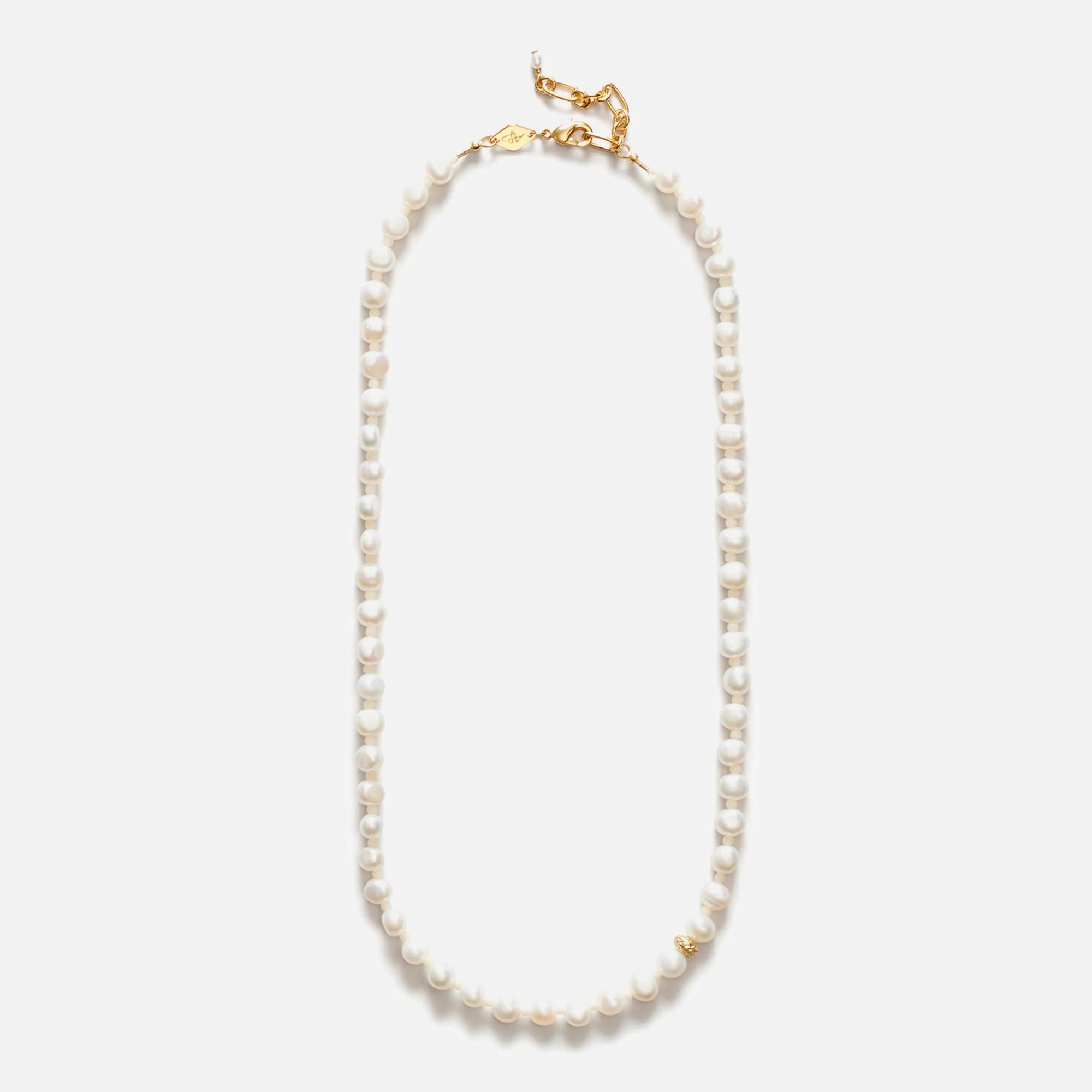 Anni Lu Petit Stellar Pearly 18-K Gold Plated and Freshwater Pearl Necklace Image 1