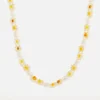Anni Lu Daisy Flower Pearl and Bead Necklace - Image 1