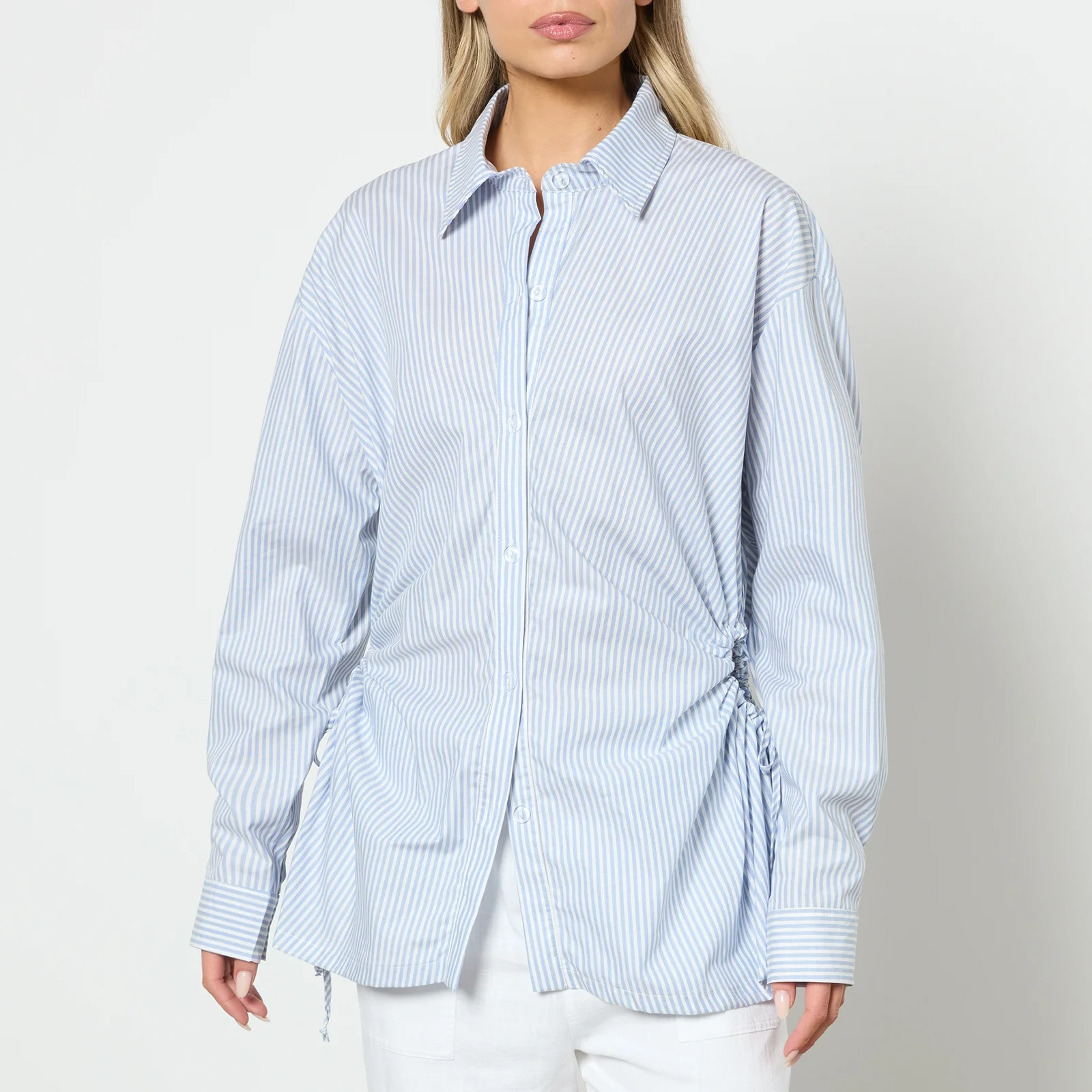 Toit Volant Cicely Striped Cotton-Poplin Shirt - XS/S Image 1