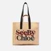See By Chloé See Bye Bye Jute Tote Bag - Image 1