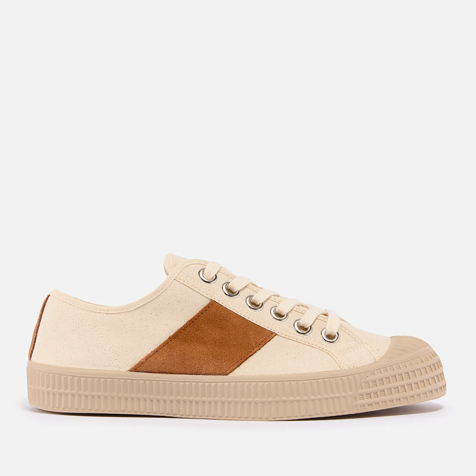 Novesta Star Master Classic Canvas and Faux Suede Tennis Trainers Image 1