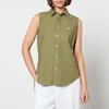 Polo Ralph Lauren Sleeveless Cotton-Canvas Shirt - Image 1