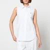 Polo Ralph Lauren Sleeveless Cotton-Canvas Shirt - XS - Image 1