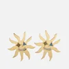 anna + nina Sunny Side Up Gold-Plated Stud Earrings - Image 1
