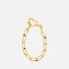 anna + nina Locked Love Gold-Plated Bracelet - Image 1