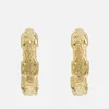 anna + nina Love City Gold-Plated Small Hoop Earrings - Image 1