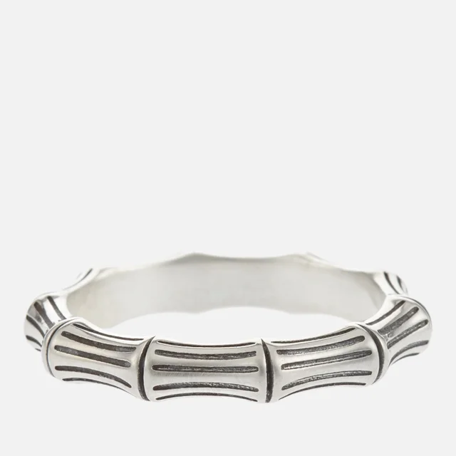 Serge DeNimes Men's Bamboo Ring - 925 Sterling Silver