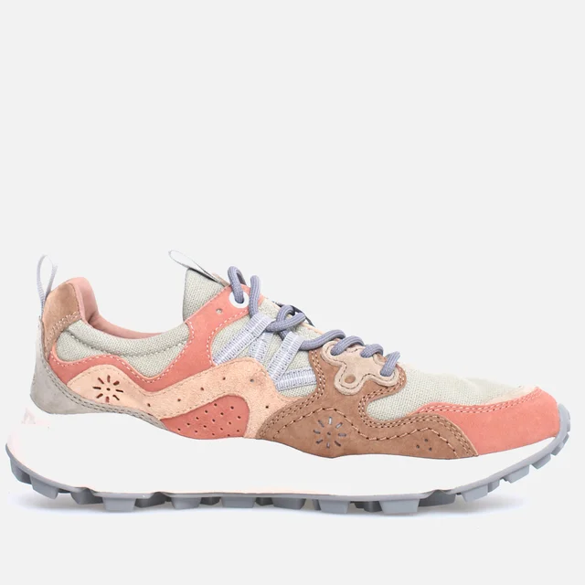 Flower Mountain Women's Yamano 3 Suede and Canvas Trainers