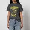 Ganni Kitty Relaxed Cotton-Jersey T-Shirt - Image 1