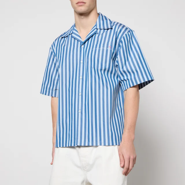 Marni Striped Cotton-Poplin Shirt