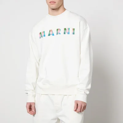 Marni Logo-Print Cotton-Jersey Sweatshirt - IT 46/S