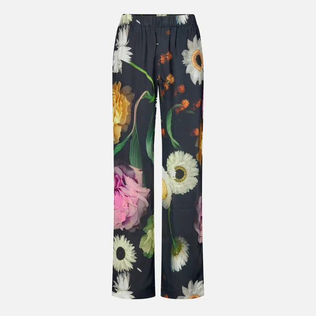 Stine Goya Fatou Floral-Print Tencel™ Lyocell-Blend Trousers
