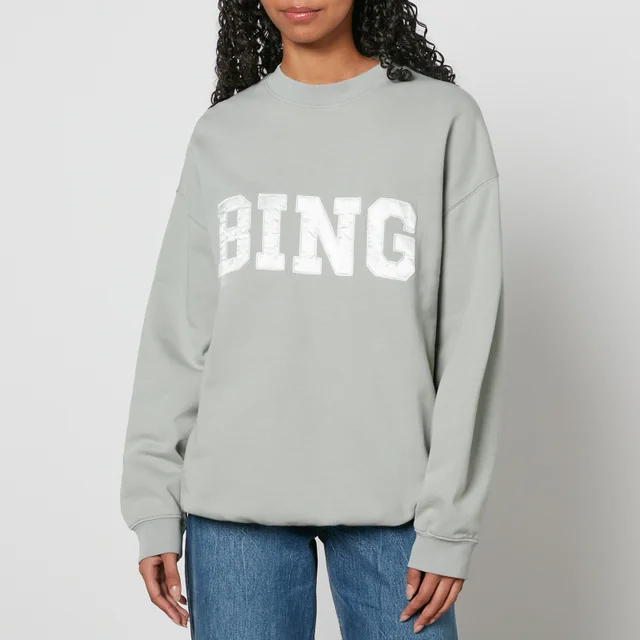 Anine Bing Tyler Logo Organic Cotton Sweatshirt