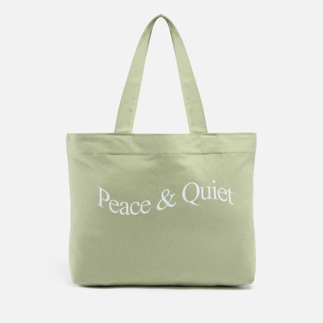Museum of Peace & Quiet Wordmark Canvas Tote Bag