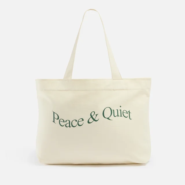 Museum of Peace & Quiet Wordmark Canvas Tote Bag