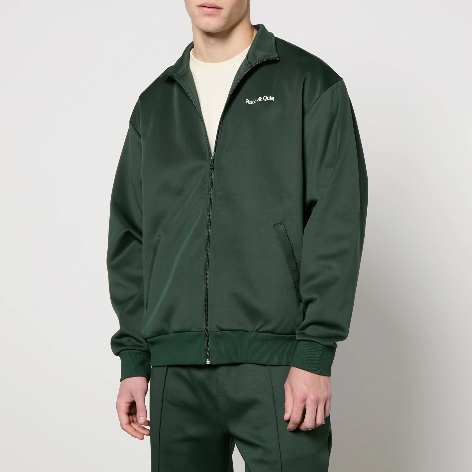 Museum of Peace & Quiet Warm Up Stretch-Jersey Track Jacket - XL Image 1