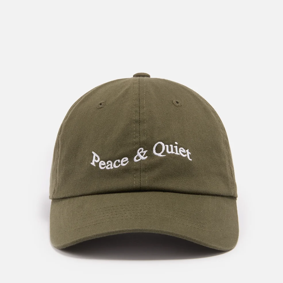 Museum of Peace & Quiet Wordmark Cotton-Twill Hat Image 1