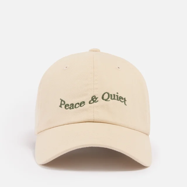Museum of Peace & Quiet Men's Wordmark Hat - Bone