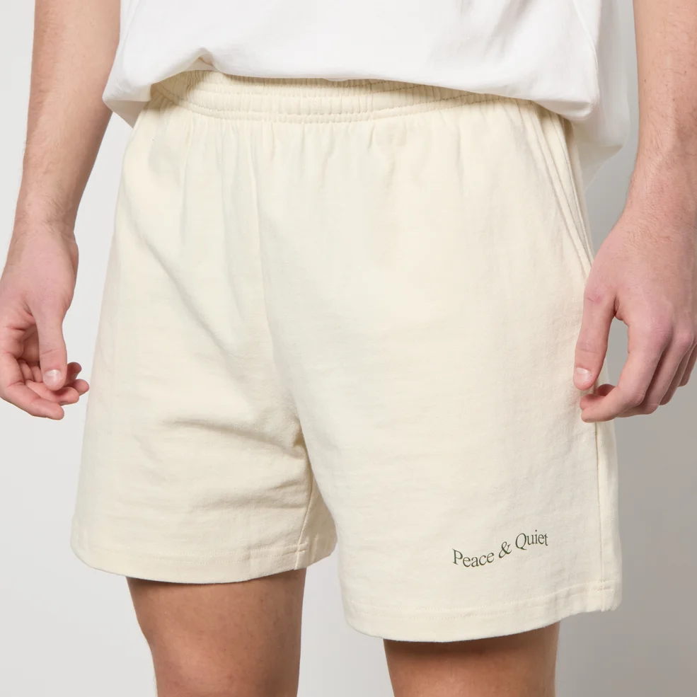 Museum of Peace & Quiet Cotton-Jersey Wordmark Shorts - L Image 1