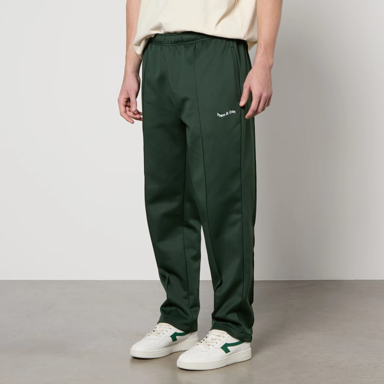 Museum of Peace & Quiet Warm Up Stretch-Jersey Track Pants - S Image 1
