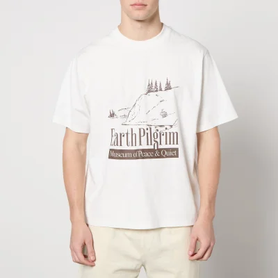 Museum of Peace & Quiet Earth Pilgrim Cotton-Jersey T-Shirt - XS
